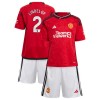 Officiële Voetbalshirt + Korte Broek Manchester United Lindelof 2 Thuis 2023-24 - Kids